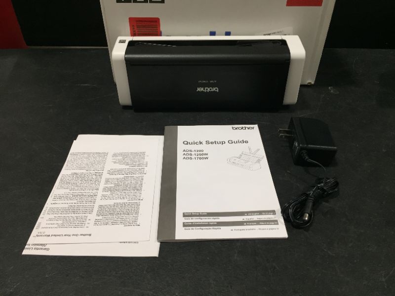 Photo 4 of Brother Wireless Portable Compact Desktop Scanner RADS1250W REFURBISHED
