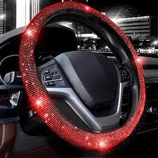 Photo 1 of Bling Steering Wheel Cover Red 