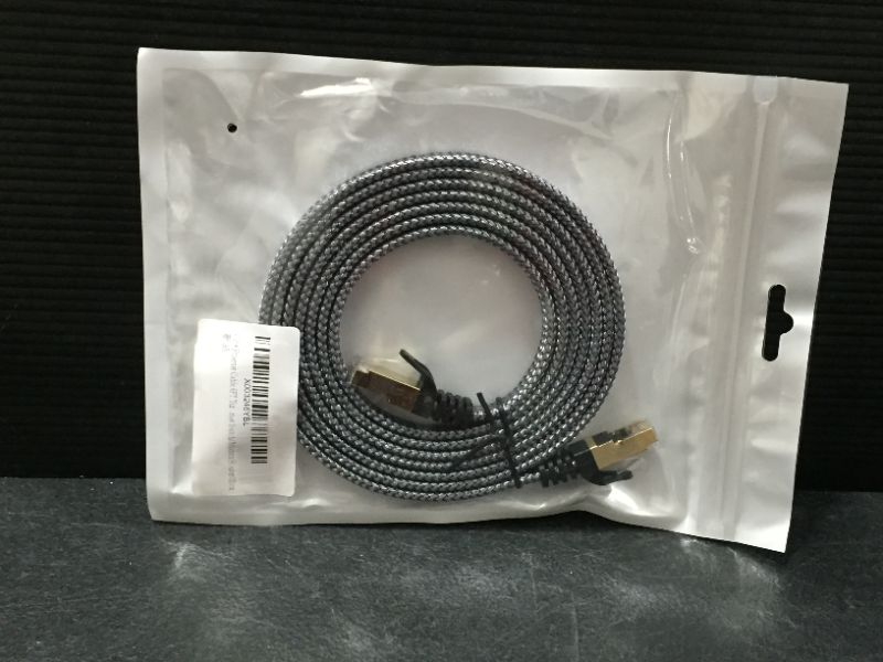 Photo 1 of Cat 8 Ethernet Cable,6FT Yurnero Gigabit High Speed Cat8 Network Cable 40Gbps/2000Mhz RJ46 Connector Ethernet Cord with Gold Plated SFTP LAN Cable for Gaming/Ethernet Switch/Modem/Router/Xbox