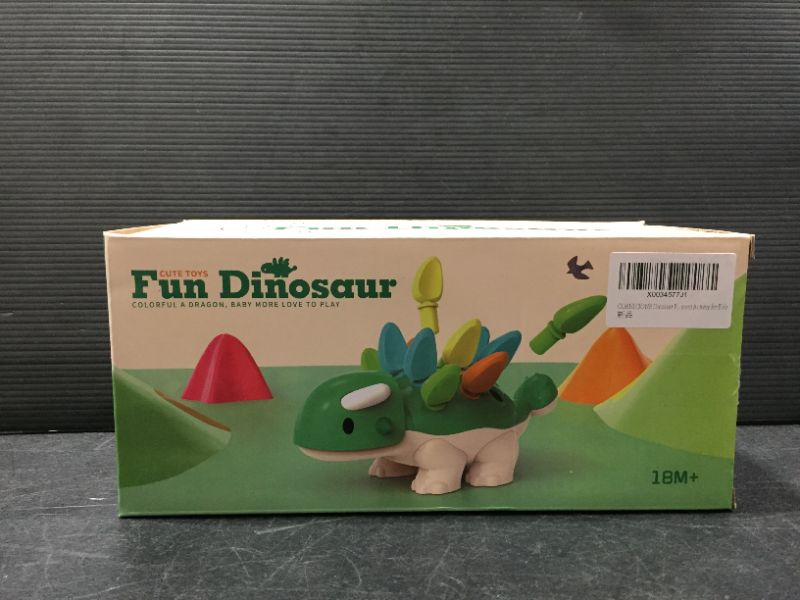 Photo 2 of CORNICIONE Dinosaur Plugging Toy,Fine Motor Skills,Exercise Hand Eye Coordination,Early Development Activity for Kids
