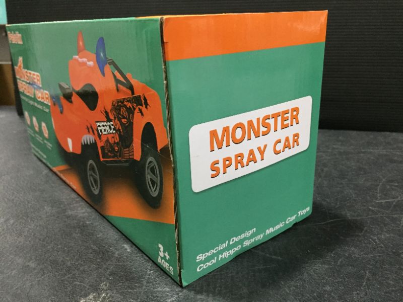 Photo 2 of Dinosaur Toys for Boy Toys - Dino Monster Spray Truck for Boys | Dynamic Kids Toys with Three Modes Game Spray Light | Toddler Toy Cars for Age 3 4 5 6 7 Boy Girl Gift | Dinosaur Toys for Kids 3-5 5-7
