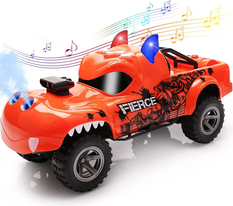 Photo 1 of Dinosaur Toys for Boy Toys - Dino Monster Spray Truck for Boys | Dynamic Kids Toys with Three Modes Game Spray Light | Toddler Toy Cars for Age 3 4 5 6 7 Boy Girl Gift | Dinosaur Toys for Kids 3-5 5-7
