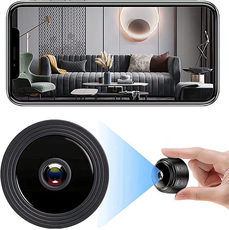 Photo 1 of [2022 Upgraded] 1080P HD Mini WiFi Security Camera, Small Camera with Video Motion Detection,Remote Viewing for Security with Phone APP