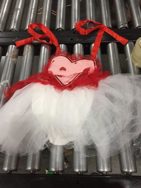 Photo 1 of Toddler-baby heart dress with white tutu, [size not listed]