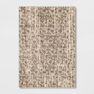 Photo 1 of 7'x10' Eliot Geo Area Rug Gray - Threshold™
