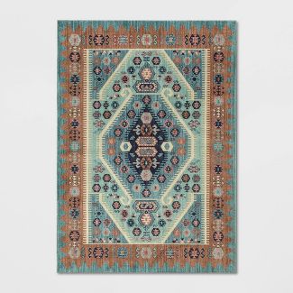 Photo 1 of Buttercup Diamond Vintage Persian Woven Rug - Opalhouse™ 5' x 7'