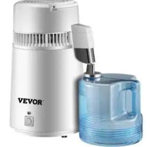 Photo 1 of 16-Cup Countertop Water Distiller 750W Distilling Pure Water Machine with Plastic Container, White