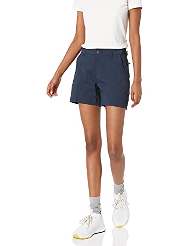 Photo 1 of Amazon Essentials Women's Stretch Woven 5 Inch Outdoor Hiking Shorts with Pockets, Navy, 8
