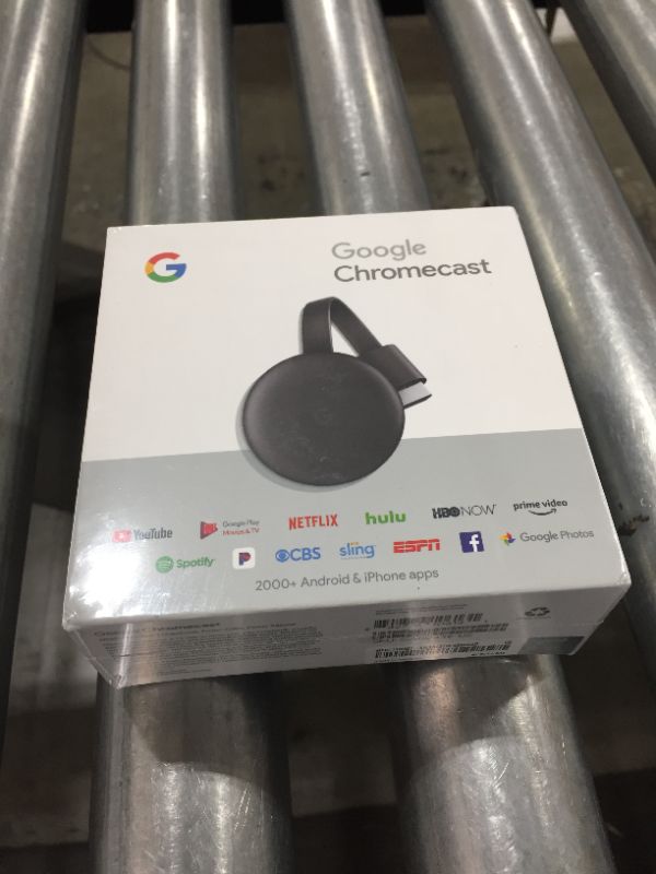 Photo 2 of Google Chromecast - 3rd Generation - Streaming Media Player - Black
