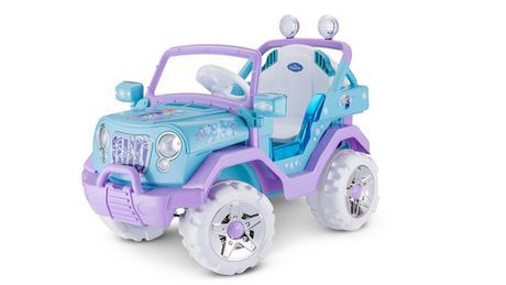 Photo 1 of Frozen Kids' 4 X 4 6V Jeep Ride-on Blue - Motorized Wheel Goods at Academy Sports
