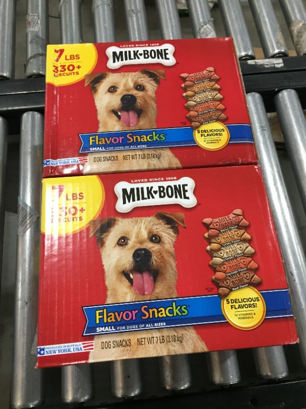 Photo 2 of 2 PACK - Milk-Bone Flavor Snacks Small Dog Treats, 7 Pound
