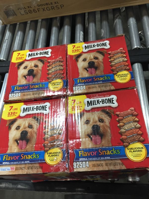 Photo 2 of 4 pack - Milk-Bone Flavor Snacks Small Dog Treats, 7 Pound
EXPIRED