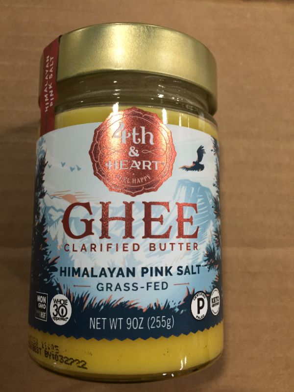 Photo 1 of 3 PACK - 4th & Heart Himalayan Pink Salt Ghee Clarified Butter, 9 oz
