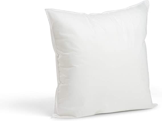 Photo 1 of 4 Foamily Premium Hypoallergenic Stuffer Pillow Insert Sham Square Form Polyester, 16" L X 16" W, Standard/White
