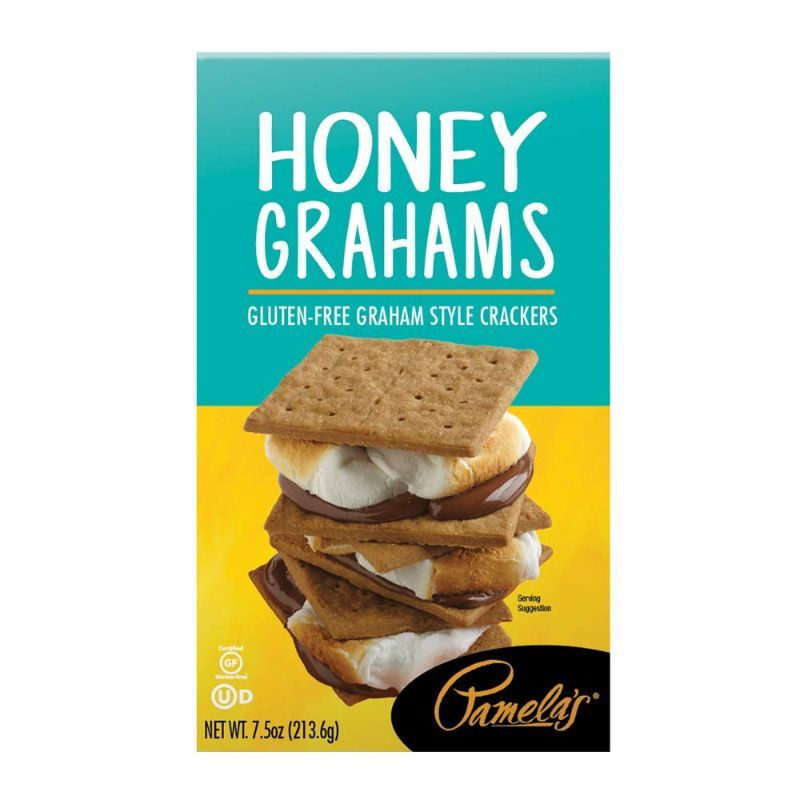 Photo 1 of 2 BOXES - Pamela's Products Gluten Free Graham Crackers, Honey (Pack of 6) = 12 IN TOTAL EXPIRED

