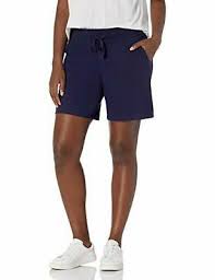 Photo 1 of Hanes Women's Jersey Short Navy XX-Large