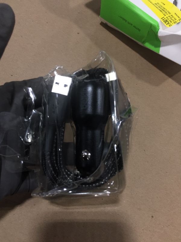 Photo 2 of Belkin BOOSTCHARGE 24W Dual-Port USB-a Car Charger + USB C to USB-a Cable, 5ft
