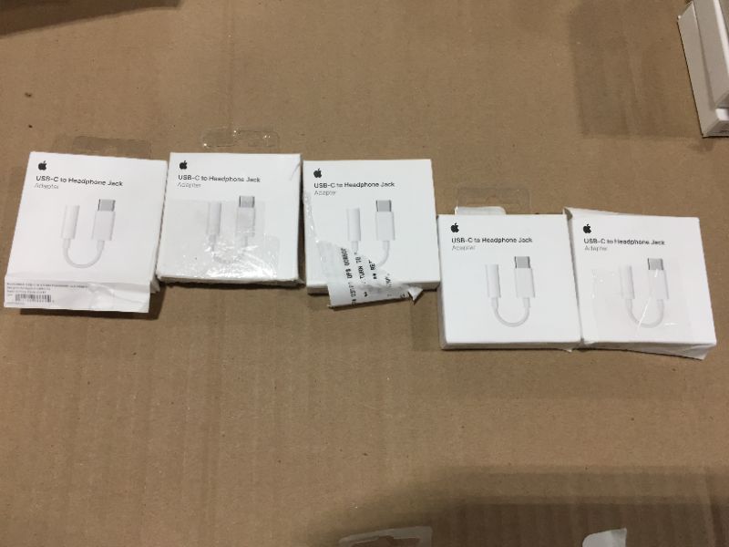 Photo 3 of 5 PACK! Apple USB-C to 3.5 mm Headphone Jack Adapter
