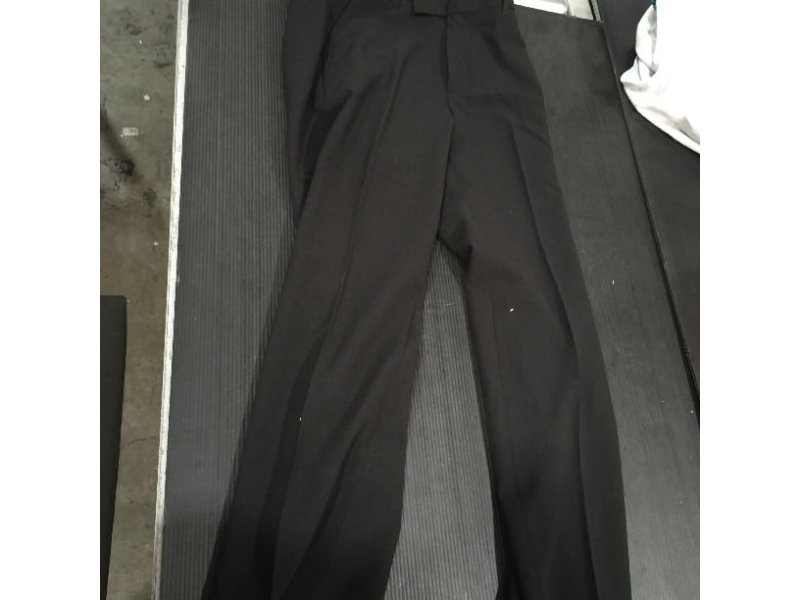 Photo 2 of Calvin Klein Boys' Flat-Front Suit Dress Pant, Straight Leg Fit & Hemmed Bottom, Belt Loops & Functional Front Pockets
