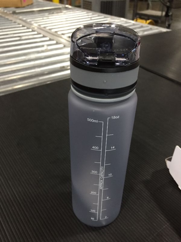 Photo 2 of Brimma Premium Sports Water Bottle with Leak Proof Flip Top Lid - Eco Friendly & BPA Free Tritan Plastic - Must Have for The Gym, Yoga, Running, Outdoors, Cycling, and Camping
