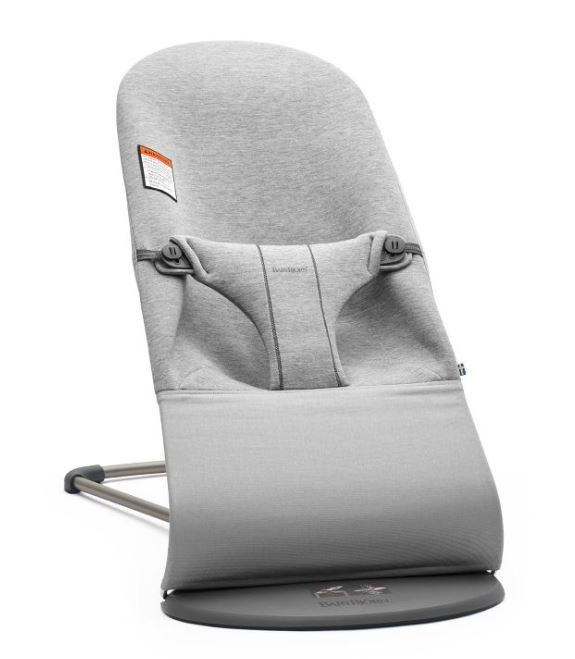 Photo 1 of BABYBJÖRN Bouncer Bliss 3D Jersey - Light Gray

