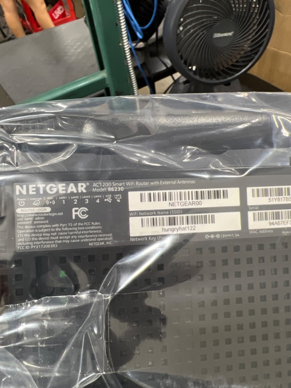 Photo 3 of NETGEAR WiFi Router (R6230) - AC1200 Dual Band Wireless Speed (up to 1200 Mbps) | Up to 1200 sq ft Coverage & 20 Devices | 4 x 1G Ethernet and 1 x 2.0 USB ports
