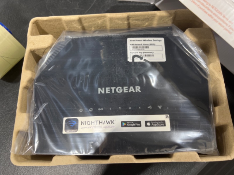 Photo 2 of NETGEAR WiFi Router (R6230) - AC1200 Dual Band Wireless Speed (up to 1200 Mbps) | Up to 1200 sq ft Coverage & 20 Devices | 4 x 1G Ethernet and 1 x 2.0 USB ports
