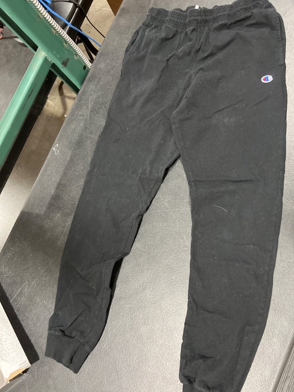 Photo 1 of Champion Men's Powerblend Relaxed Elastic Bottom Pants, Size Medium 
