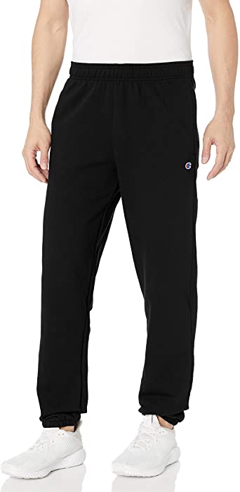 Photo 1 of Champion Men's Powerblend Relaxed Elastic Bottom Pants, Size Medium 
