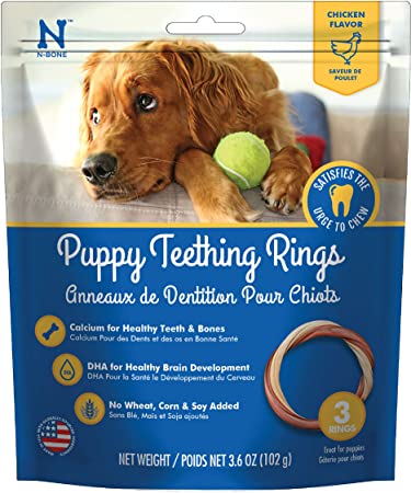 Photo 1 of Bundle of 3 N-Bone 3-Rings Puppy Teething Ring, Chicken Flavor, **BEST BY:09/02/2022**
