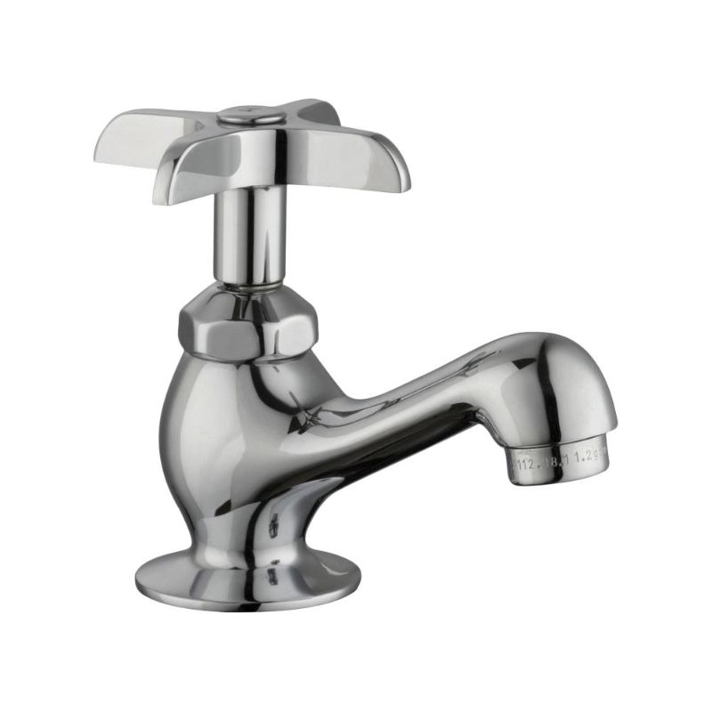 Photo 1 of  Glacier Bay Single Hole Single-Handle Low-Arc Bathroom Faucet in Chrome, Grey