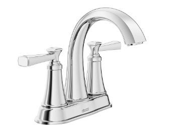 Photo 1 of American Standard Rumson 4 in. Centerset 2-Handle Bathroom Faucet in Polished Chrome