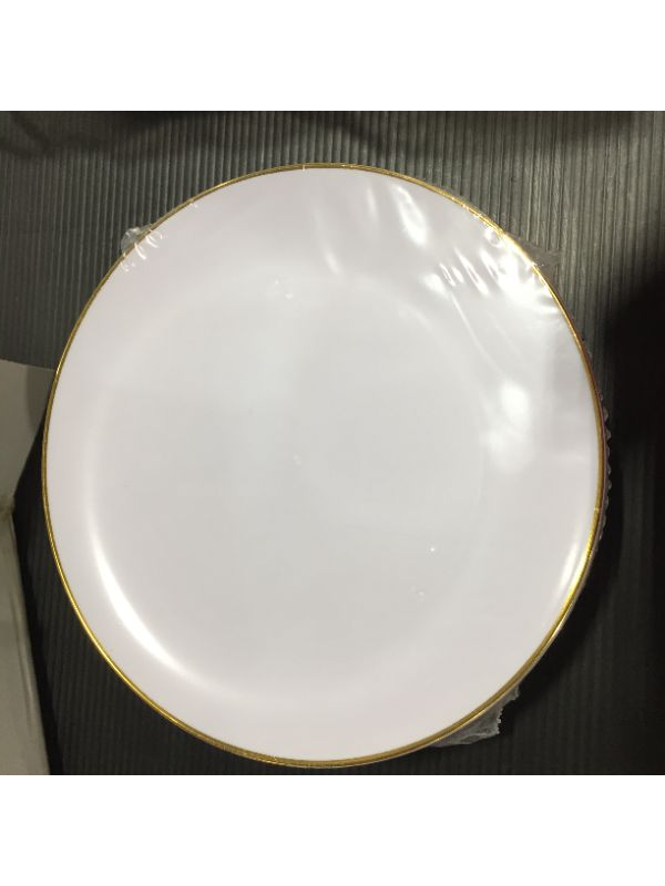 Photo 2 of 50 Premium Heavy Duty 10.25 Inch Dinner Plates and 50 Disposable 7.5 Inch Dessert Plates