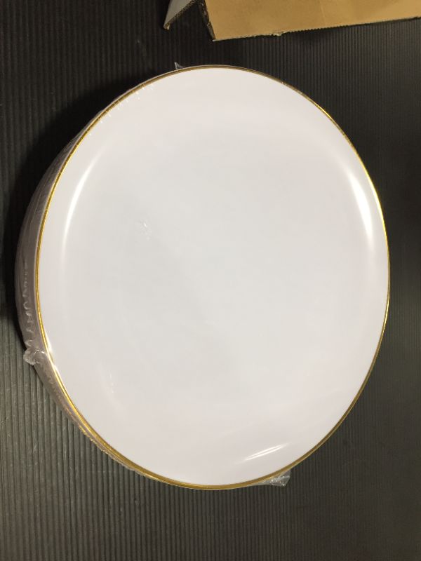 Photo 4 of 50 Premium Heavy Duty 10.25 Inch Dinner Plates and 50 Disposable 7.5 Inch Dessert Plates