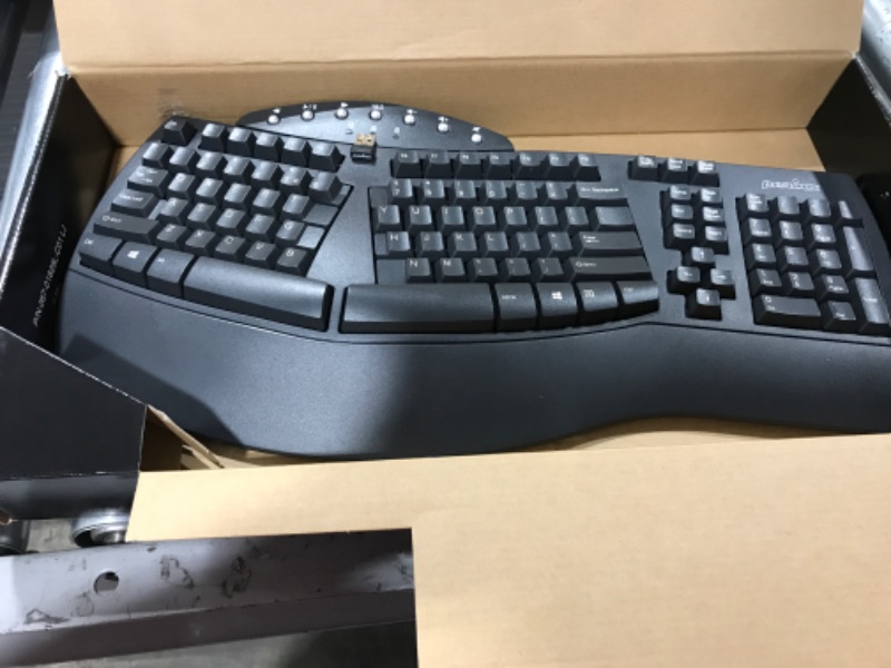 Photo 2 of Perixx PERIBOARD-612 Wireless Ergonomic Split Keyboard with Dual Mode 2.4G and Bluetooth Feature, Compatible with Windows 10 and Mac OS X System.