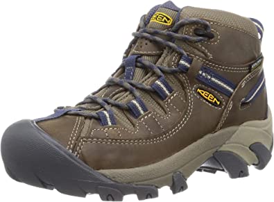 Photo 1 of KEEN Women's TARGHEE II MID Waterproof Hiking Boot in womens size 7.5 in Magnet/Atlantic blue