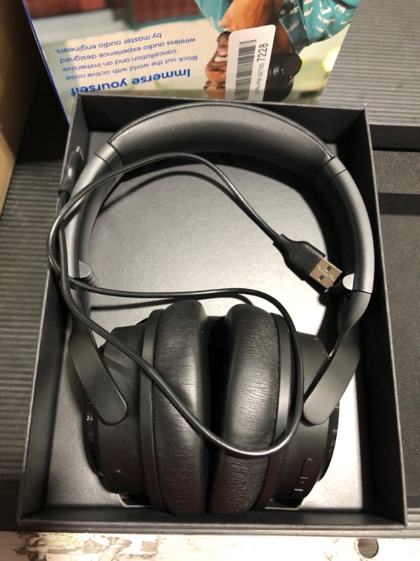 Photo 3 of WYZE Noise Cancelling Headphones, Wireless Over the Ear Bluetooth Headphones with Active Noise Cancellation