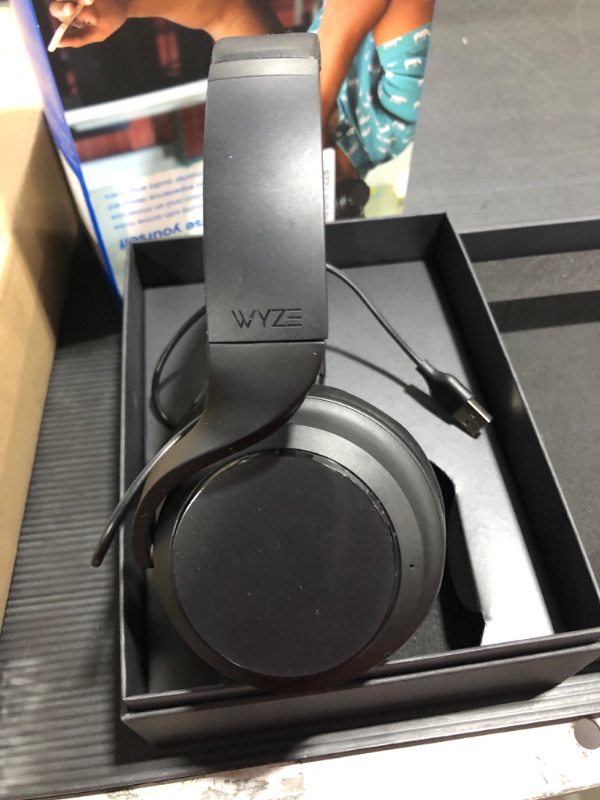 Photo 2 of WYZE Noise Cancelling Headphones, Wireless Over the Ear Bluetooth Headphones with Active Noise Cancellation