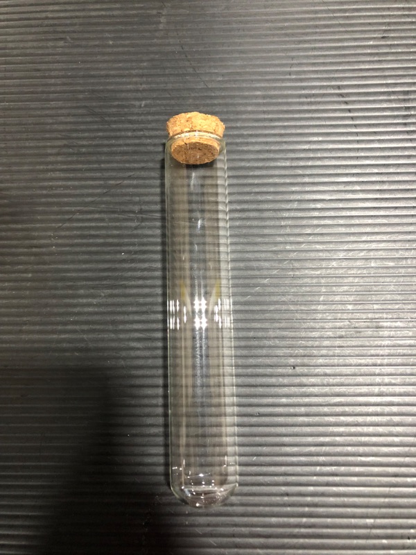 Photo 4 of 48 PCS Glass Test Tubes with cork stoppers