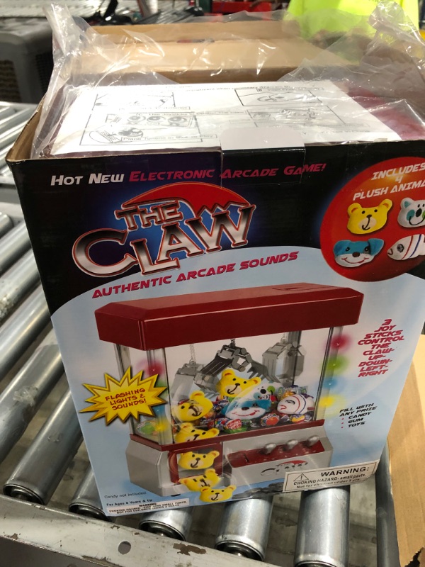 Photo 2 of The Claw Toy Grabber Machine with Flashing Lights & Sounds and Animal Plush