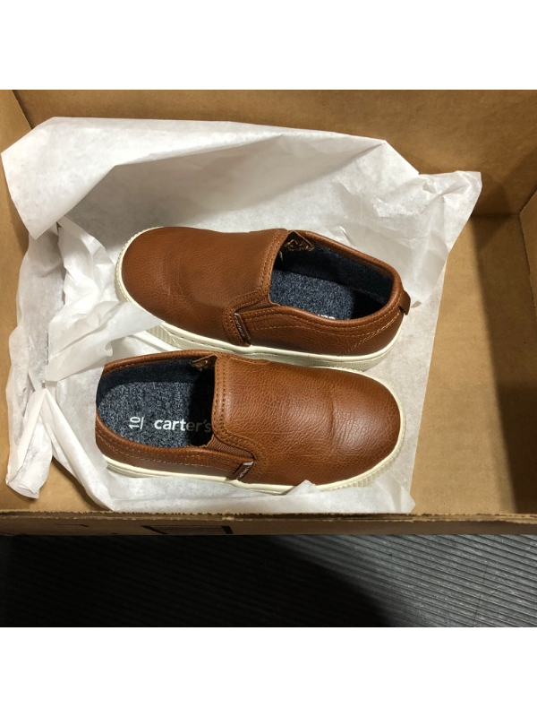 Photo 2 of Carter's Unisex-Child Ricky Slip On Shoe in size 10 brown