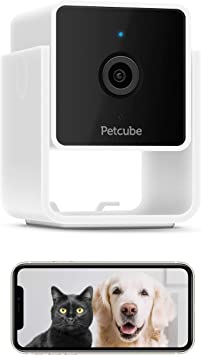 Photo 1 of Petcube Cam Pet Monitoring Camera with Built-in Vet Chat for Cats & Dogs, Security Camera with 1080p HD Video, Night Vision, Two-Way Audio, Magnet Mounting for Entire Home Surveillance