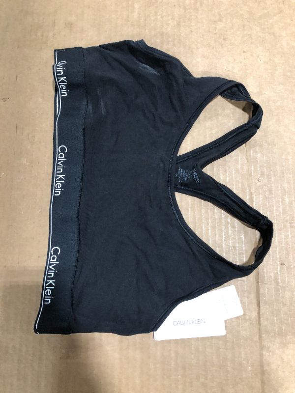 Photo 2 of Calvin Klein Modern Cotton Bralette F3785 - Black XL