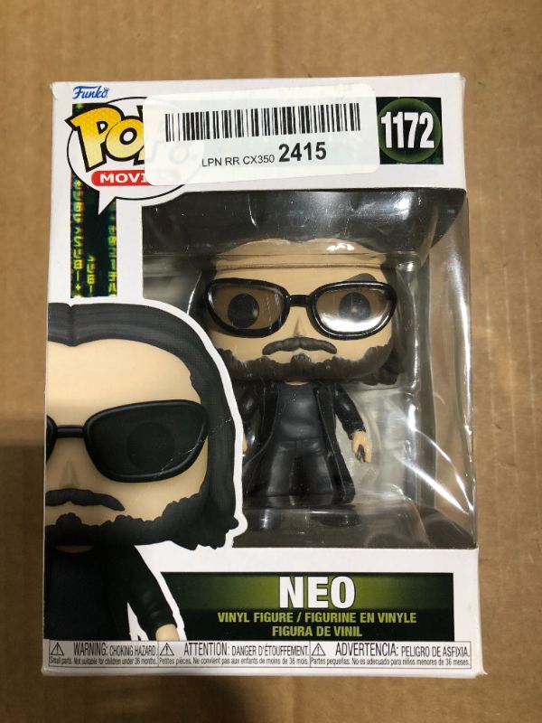 Photo 2 of Funko POP Movies: the Matrix Resurrections - Neo