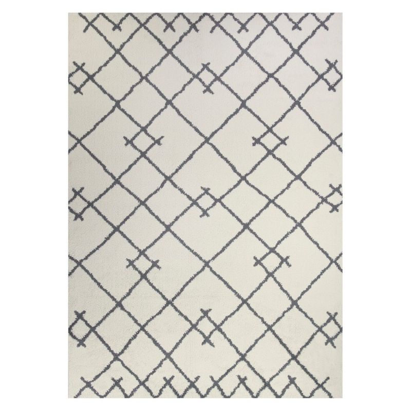 Photo 1 of 7'x10' Kenya Fleece Geometric Design Tufted Area Rug - Project 62™