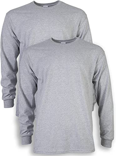 Photo 1 of Gildan Men's Ultra Cotton Long Sleeve T-Shirt, Style G2400, Multipack
10 PACK