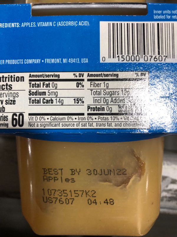 Photo 1 of Gerber Baby Food 2nd Foods Variety Pack, Fruit & Veggie Puree Favorites, 8 Ounce Tubs, 2-Pack (PACK OF 10) EXP: 6/30/2022 - 7/31/2022