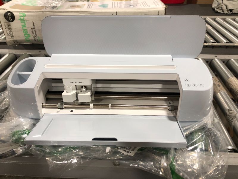 Photo 3 of Cricut Maker 3 - Smart Cutting Machine, 2X Faster & 10X Cutting Force, Matless Cutting with Smart Materials, Cuts 300+ Materials, Bluetooth Connectivity, Compatible with iOS, Android, Windows & Mac
