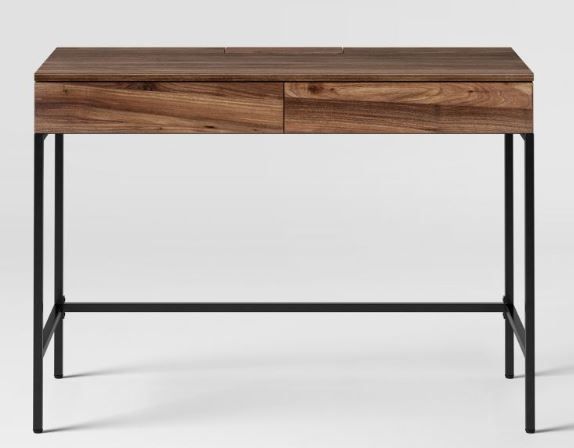 Photo 1 of Loring Wood Writing Desk with Drawers - Project 62™