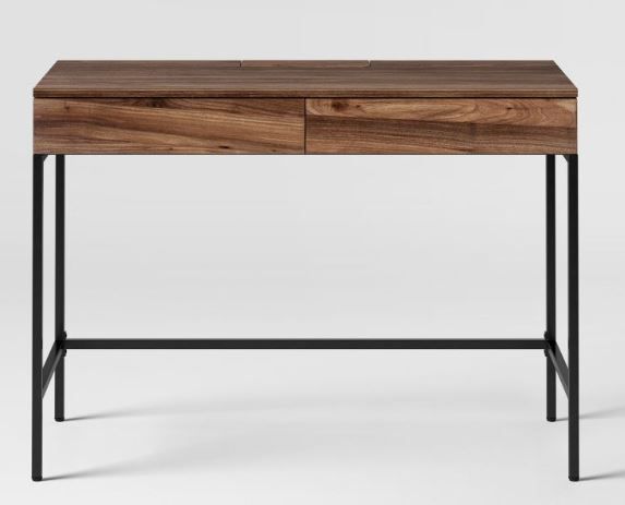 Photo 1 of Loring Wood Writing Desk with Drawers - Project 62™